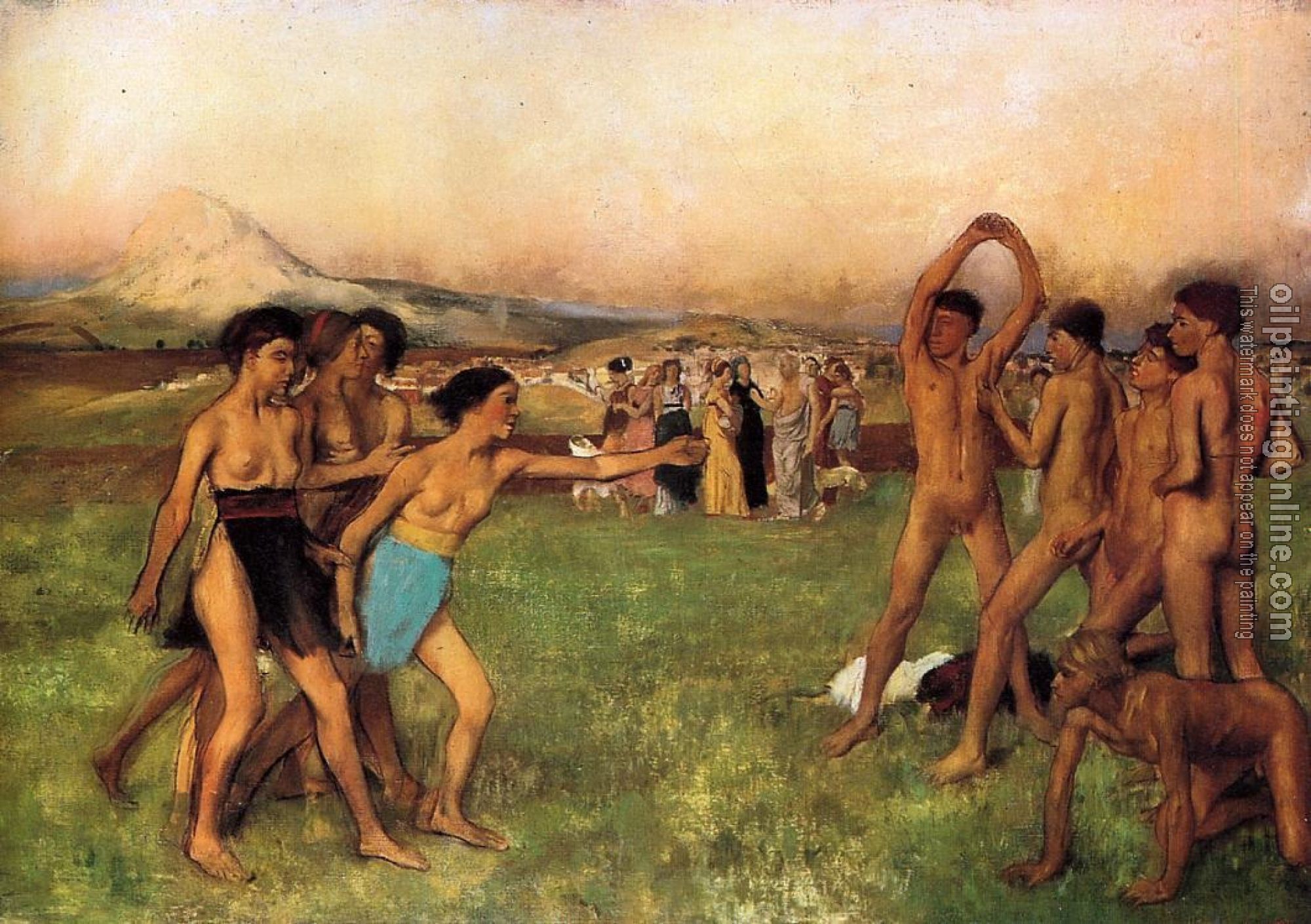 Degas, Edgar - Young Spartans
